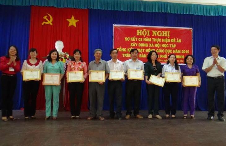 Thành phố Tây Ninh: Đẩy mạnh phong trào xây dựng xã hội học tập 